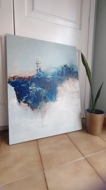 El azul dentro