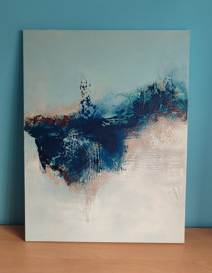 El azul dentro