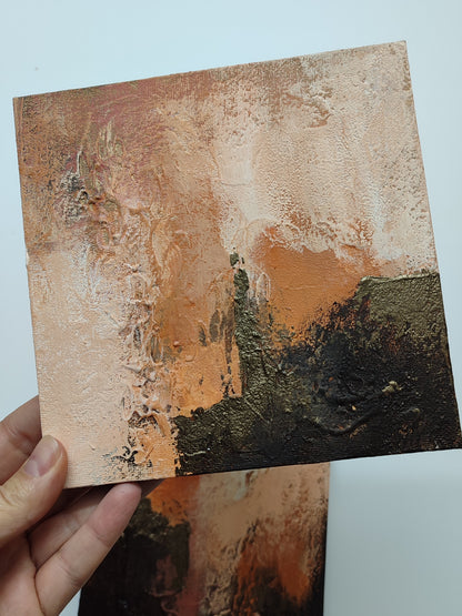 cuadro pequeño de arte abstracto